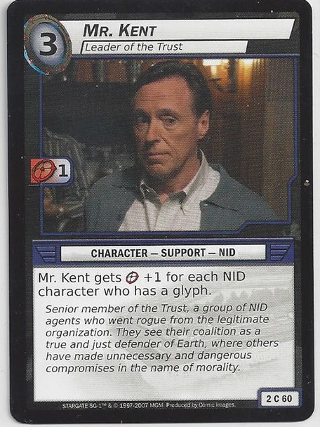 Mr. Kent, Leader of the Trust
